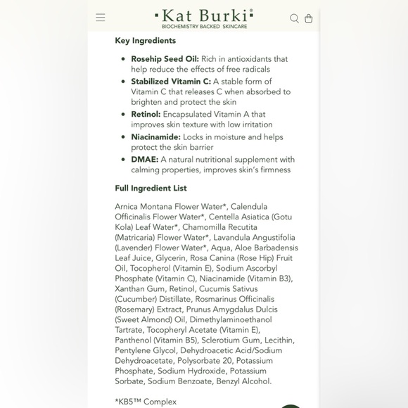 KAT BURKI REVERSAL ROSE HIP INTENSE RECOVERY EYE SERUM! BRAND NEW In the box! - Picture 8 of 13